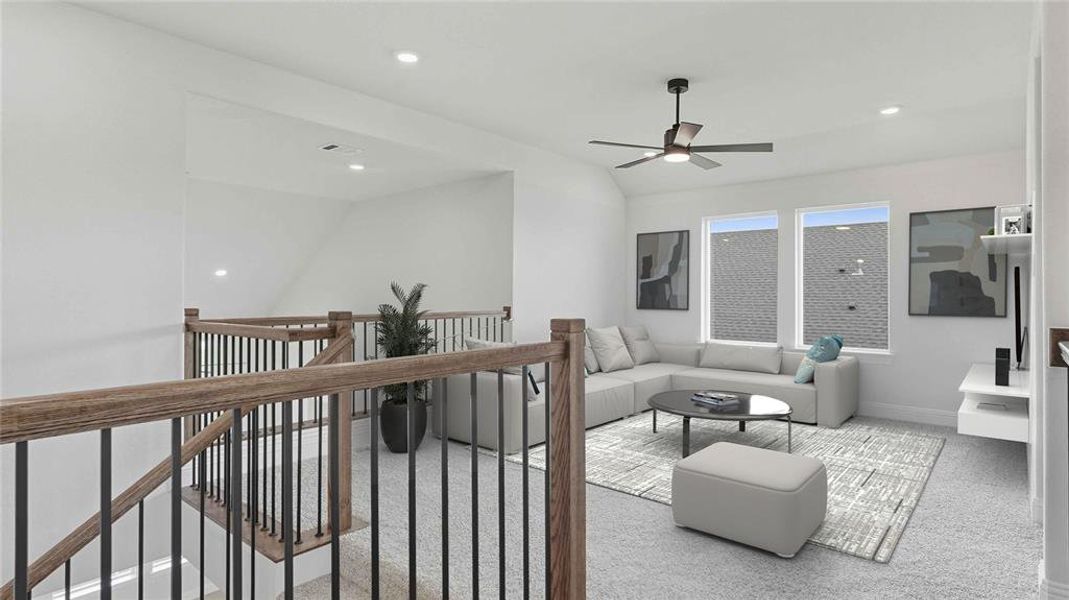 Furnished interior view inside a new home in Clearview Ranch, Royse City (Image 6).
