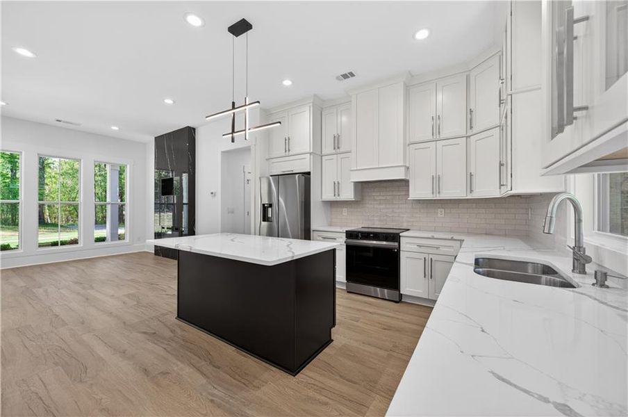 Furnished interior view inside a new home in , Locust Grove (Image 9).