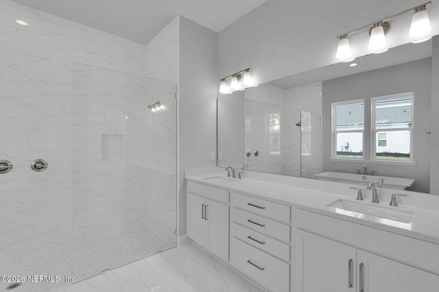 Furnished interior view inside a new home in Amelia National Country Club, Fernandina Beach (Image 4).