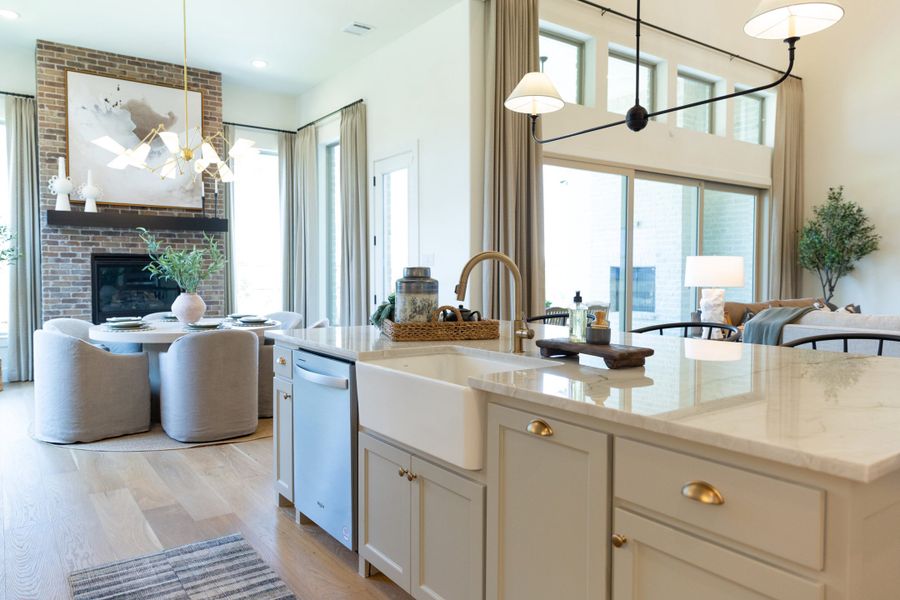 Representative furnished interior of a home built from the 5071 by Tradition Homes in Lakewood at Brookhollow – 60′ Lots, Prosper (Image 13).