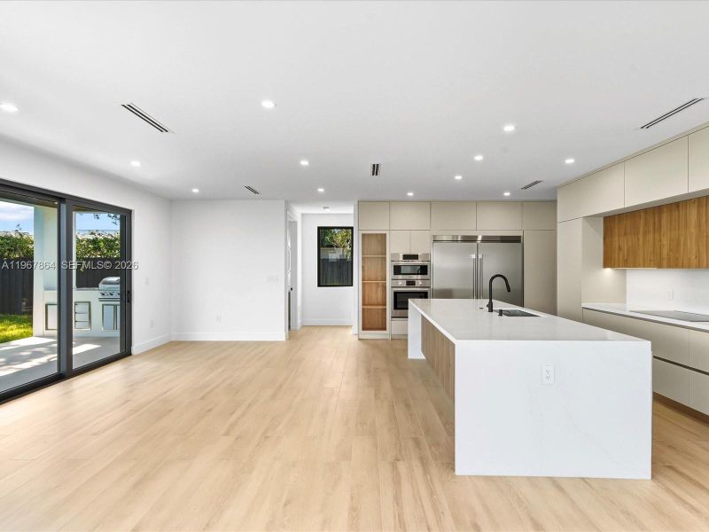 Furnished interior view inside a new home in , Miami (Image 5).