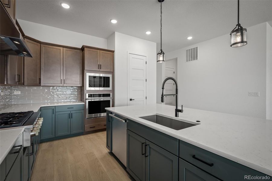 Furnished interior view inside a new home in Cloverleaf – Mountainview Collection, Monument (Image 9).