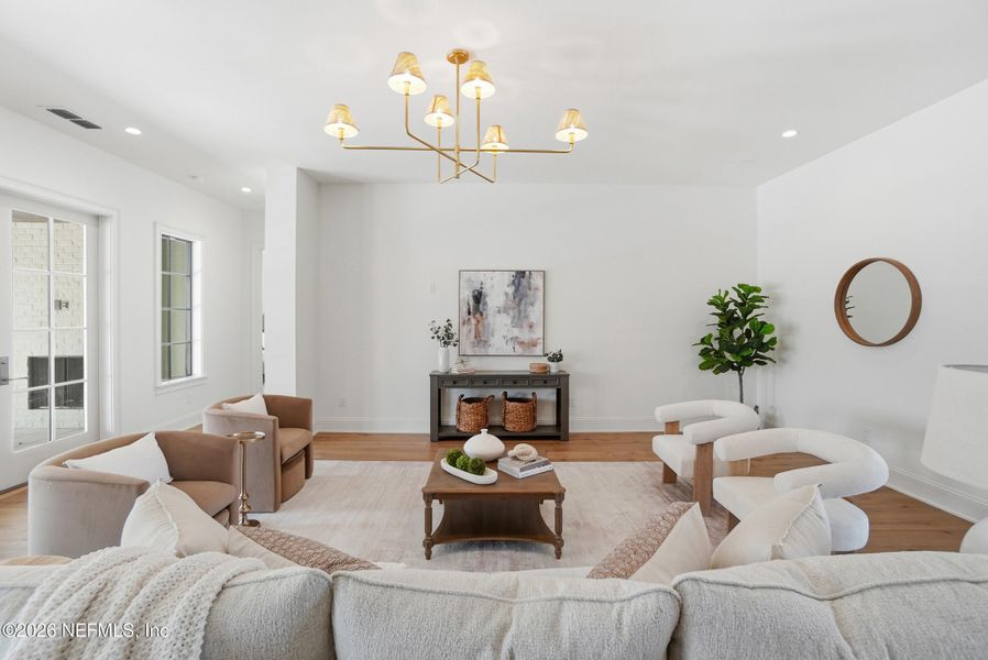Furnished interior view inside a new home in , Ponte Vedra Beach (Image 45).