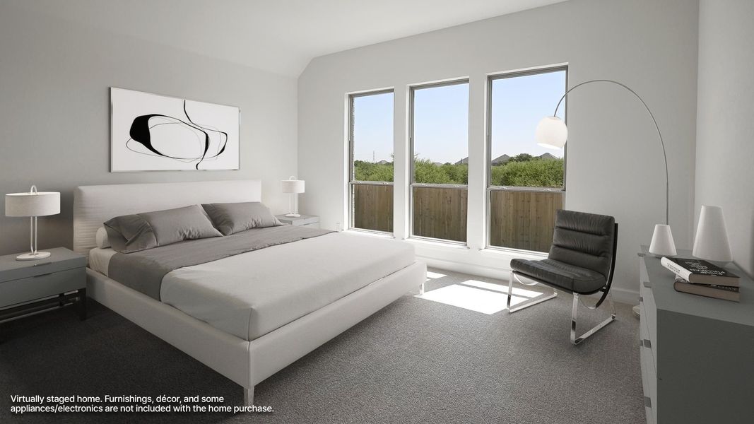 Furnished interior view inside a new home in Homestead, Schertz (Image 7).