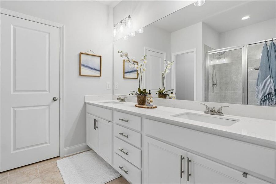 Furnished interior view inside a new home in , Sugar Hill (Image 10).