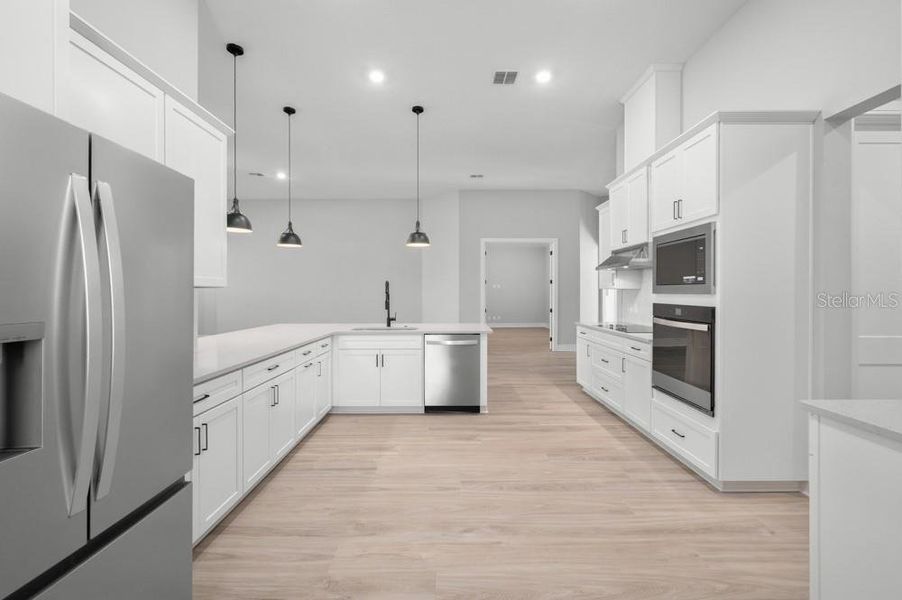 Furnished interior view inside a new home in , Fruitland Park (Image 9).