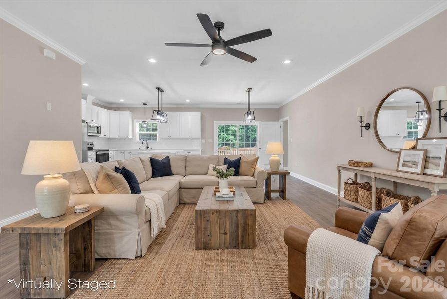 Furnished interior view inside a new home in , Lancaster (Image 7).