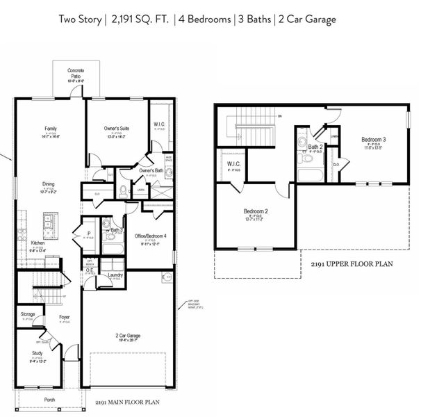 2D floor plan layout of this home in August Fields, New Braunfels, TX (Image 3). 2D floor plan layout of this home in August Fields, New Braunfels, TX (Image 3).