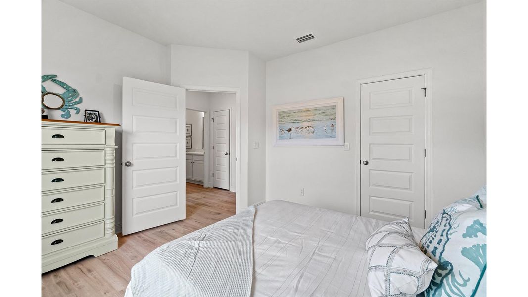 Representative furnished interior of a home built from the McKenzie by D.R. Horton in Holley Grove at Peach Creek - Waterfront Homes, Santa Rosa Beach (Image 27).