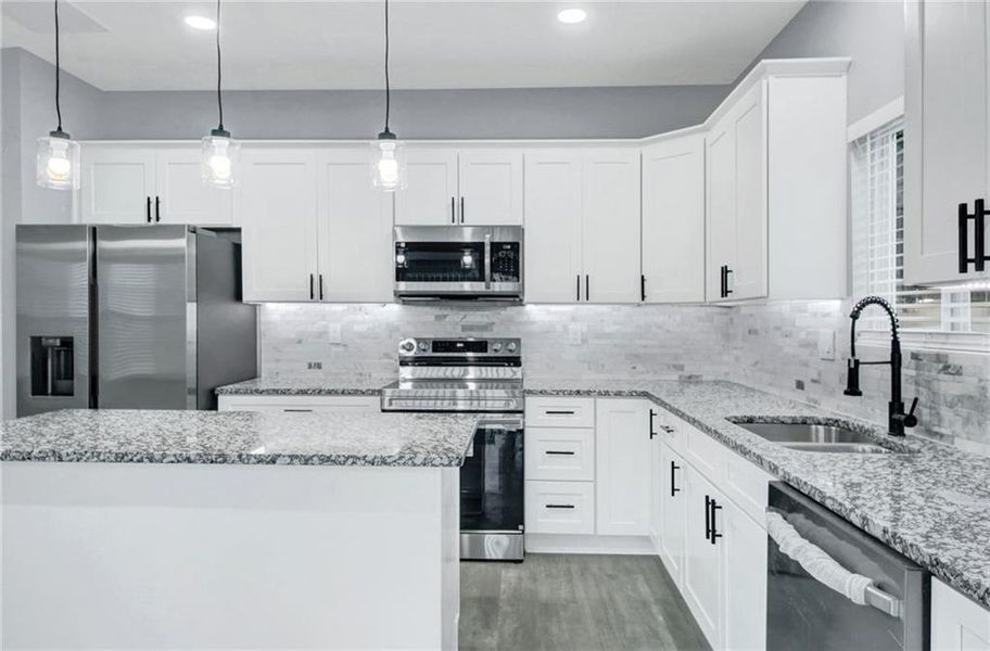 Furnished interior view inside a new home in , Austell (Image 10).