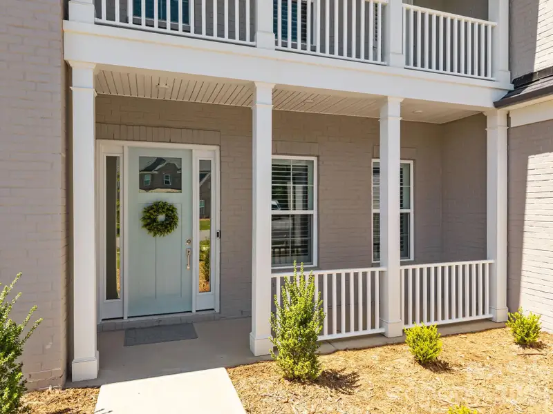 Exterior details and patio area of a home in Olmsted, Huntersville (Image 3).