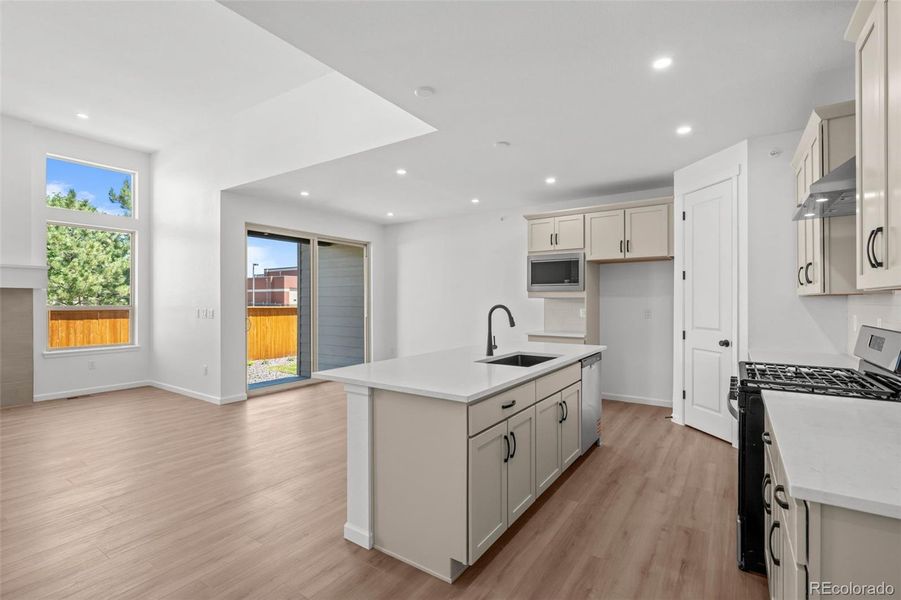 Furnished interior view inside a new home in , Littleton (Image 4).