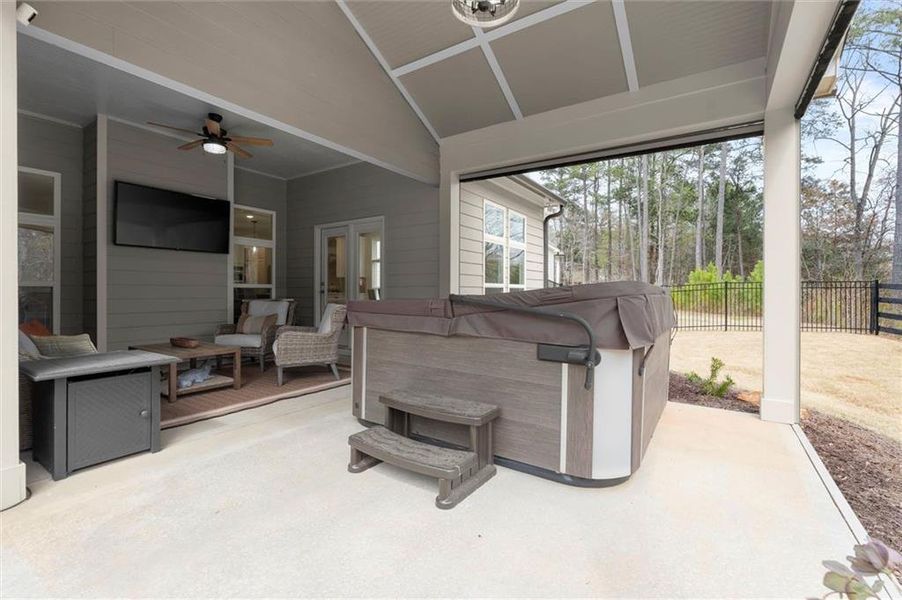 Exterior details and patio area of a home in , Woodstock (Image 29).