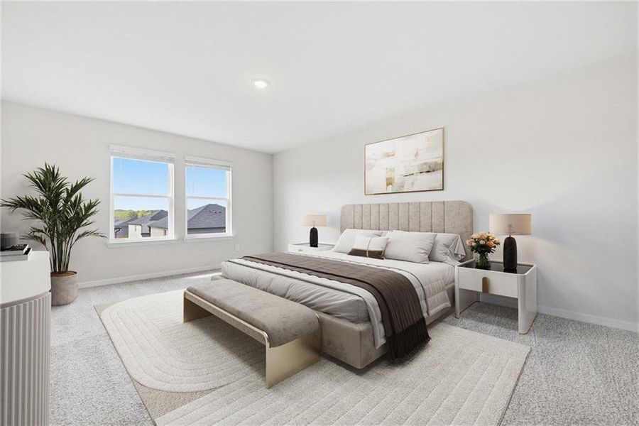 Furnished interior view inside a new home in , Fairburn (Image 15).