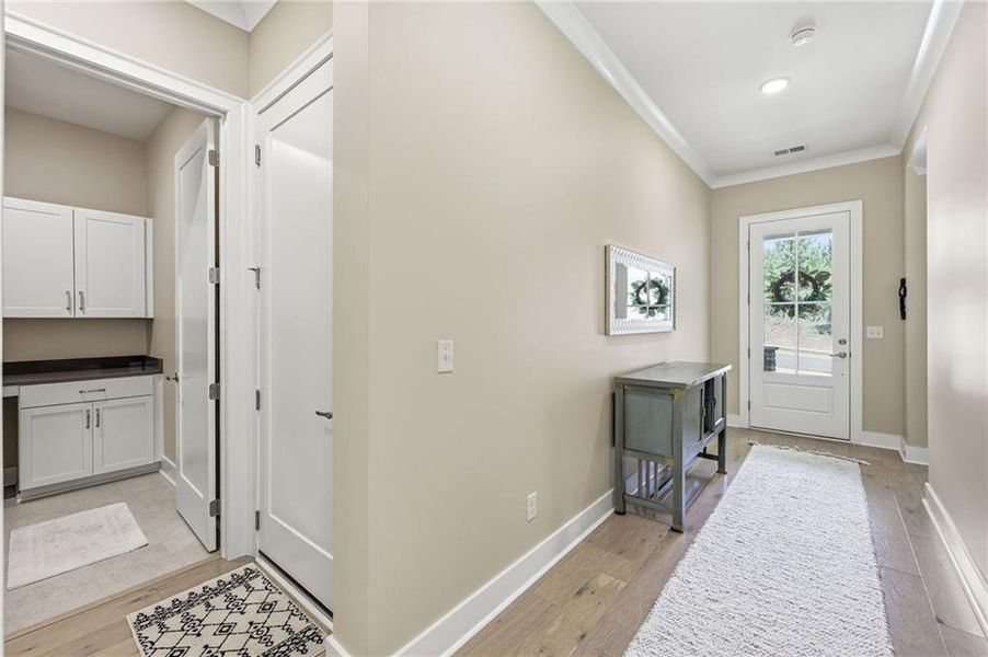 Furnished interior view inside a new home in , Flowery Branch (Image 39). Furnished interior view inside a new home in , Flowery Branch (Image 39).