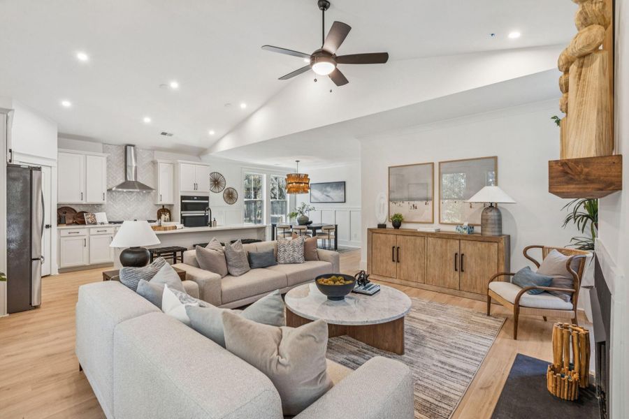 Furnished interior view inside a new home in Waterloo Estates, Johns Island (Image 58).