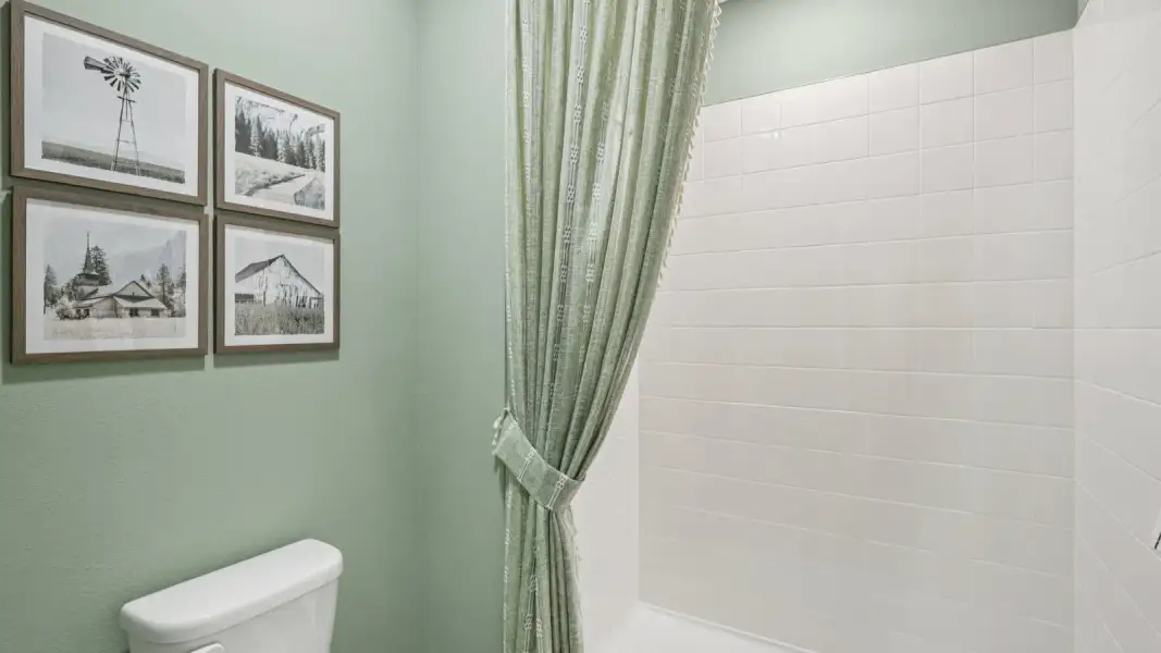 Furnished interior view inside a new home in Towns at Woodsdale, Wesley Chapel (Image 20).