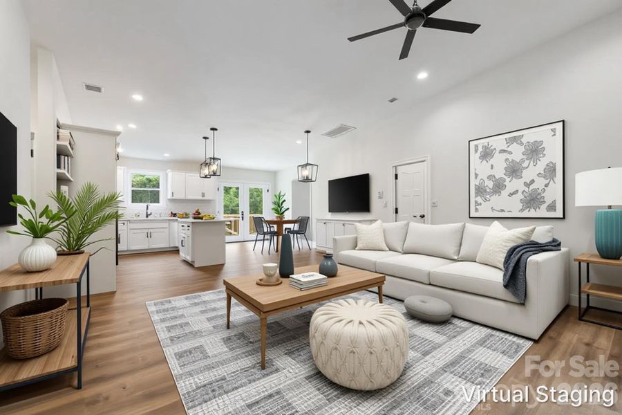 Furnished interior view inside a new home in , Leicester (Image 4).