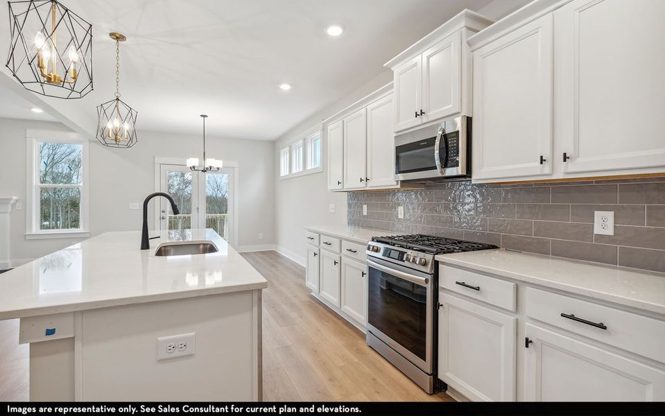 Furnished interior view inside a new home in The Retreat at Norman Farm, Hendersonville (Image 5).