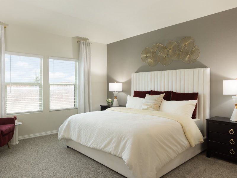 Furnished interior view inside a new home in Southridge - Signature Series, McKinney (Image 8).