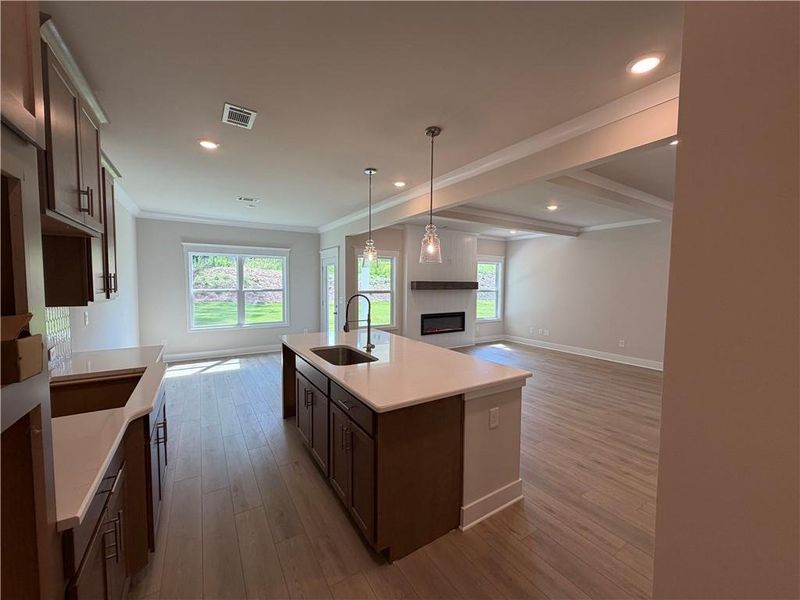 Furnished interior view inside a new home in Mallard’s Landing, Jefferson (Image 17).