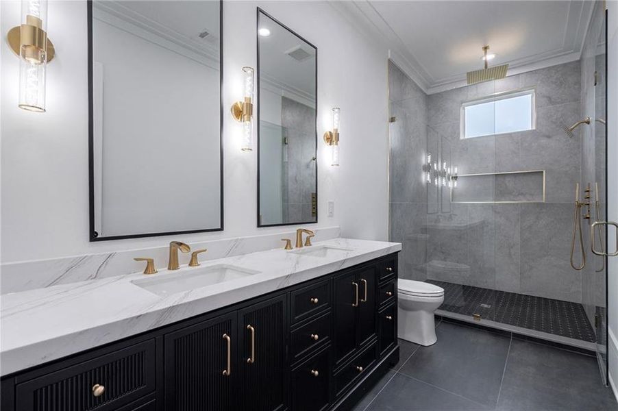 Furnished interior view inside a new home in , Loganville (Image 9). Furnished interior view inside a new home in , Loganville (Image 9).