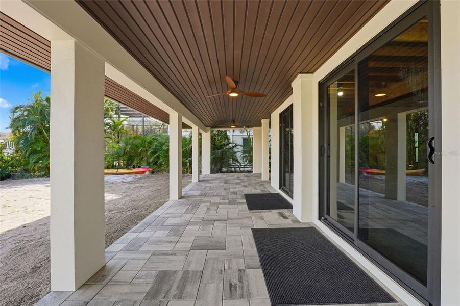 Exterior details and patio area of a home in , Englewood (Image 35).