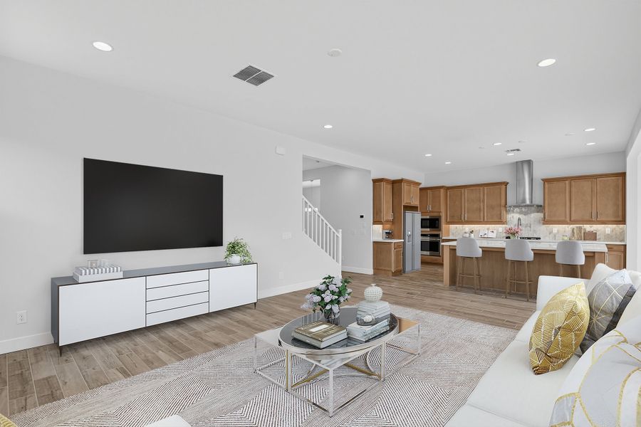 Furnished interior view inside a new home in Verdin, Phoenix (Image 10).