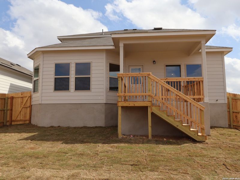 Exterior details and patio area of a home in Mesquite Ridge, San Antonio (Image 21). Exterior details and patio area of a home in Mesquite Ridge, San Antonio (Image 21).