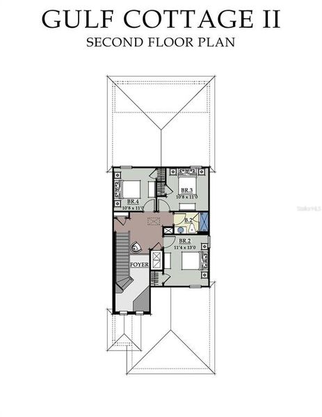 2D floor plan layout of this home in , Reunion, FL (Image 2). 2D floor plan layout of this home in , Reunion, FL (Image 2).