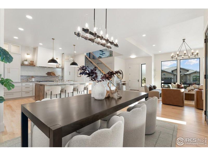 Furnished interior view inside a new home in , Berthoud (Image 25).