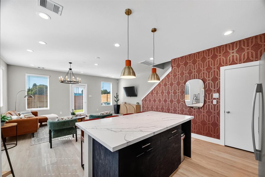 Furnished interior view inside a new home in Scranton Estates, Houston (Image 12).