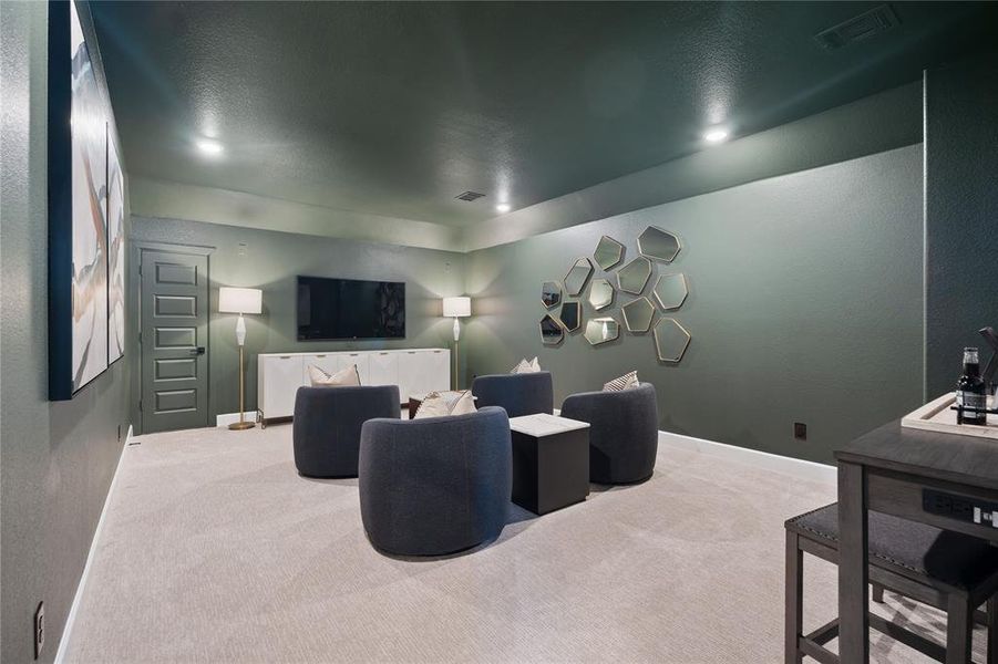 Beazer Homes Heath Golf and Yacht Club Kerrville Floorplan. This is not a photo of the actual home, but is a photo of the Kerrville floorplan.