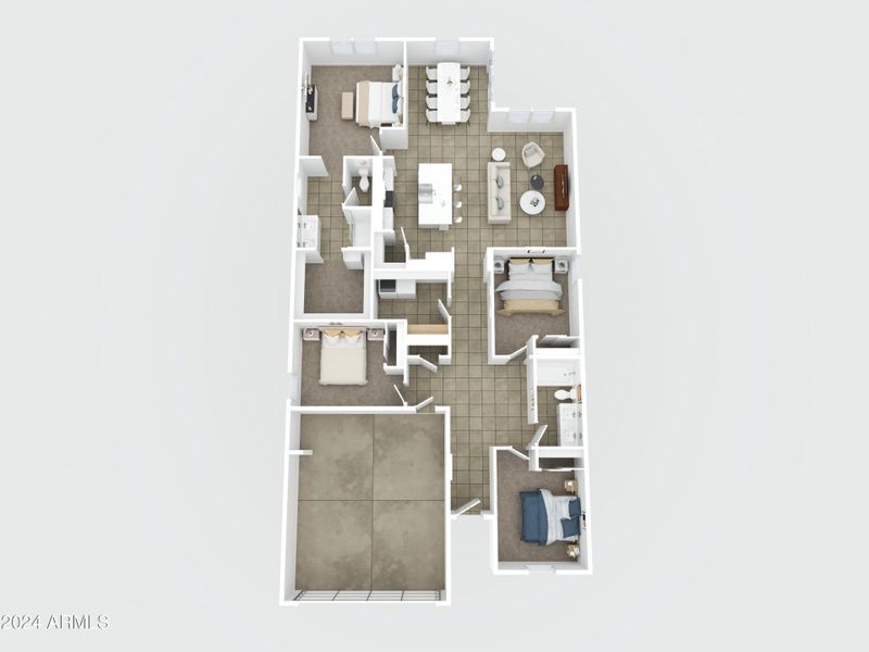 Virtual Staged Floor Plan