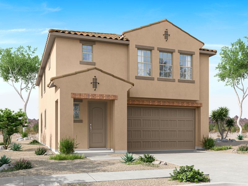 Representative exterior photo of a completed home built from the Walnut by Mattamy Homes in Baker Farms, Phoenix, AZ (Image 5).