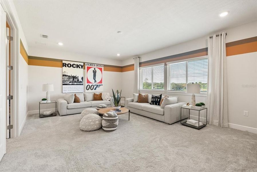 Furnished interior view inside a new home in , Winter Garden (Image 10).