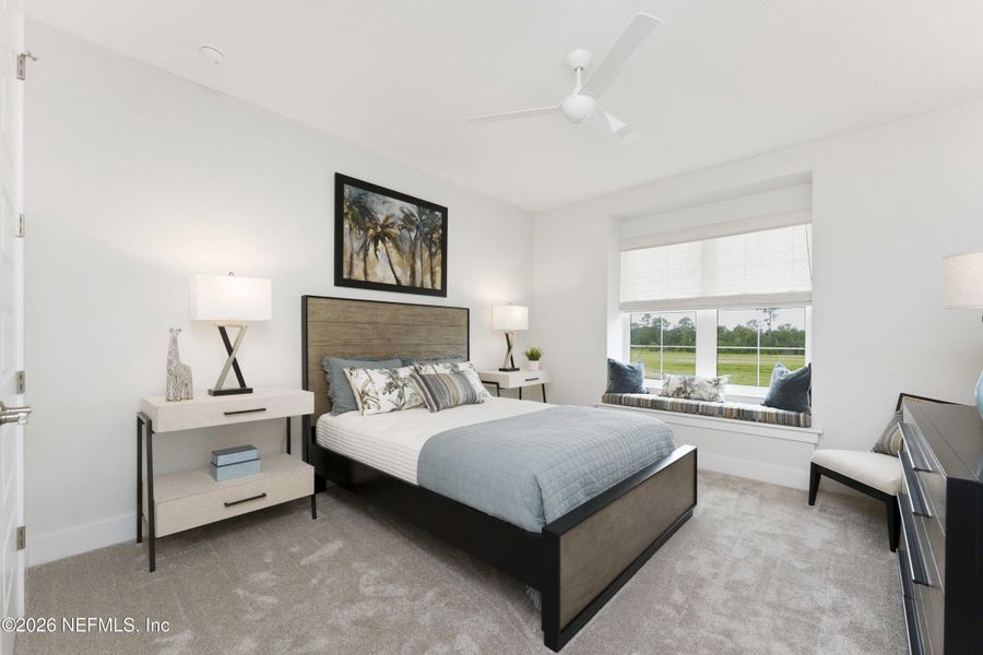 Furnished interior view inside a new home in , Ponte Vedra Beach (Image 49).