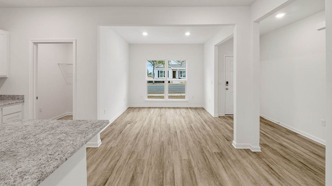 Representative unfurnished interior of a home built from the Mason by D.R. Horton in Owl's Head East, Freeport (Image 16). Representative unfurnished interior of a home built from the Mason by D.R. Horton in Owl's Head East, Freeport (Image 16).