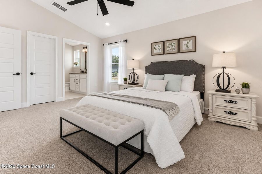 Furnished interior view inside a new home in Palm Bay, Palm Bay (Image 8). Furnished interior view inside a new home in Palm Bay, Palm Bay (Image 8).