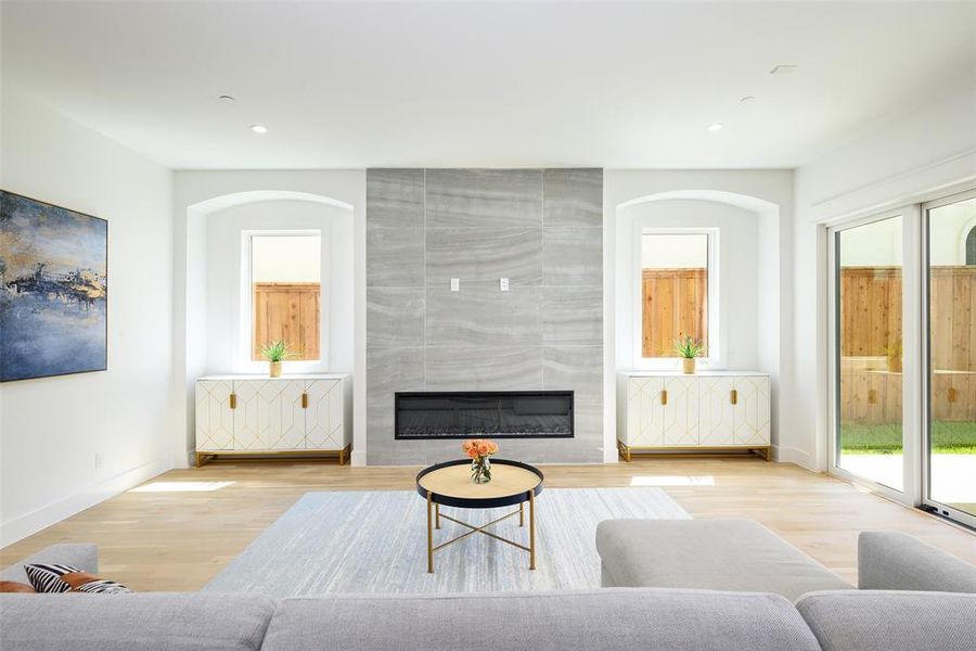 Furnished interior view inside a new home in , University Park (Image 26).