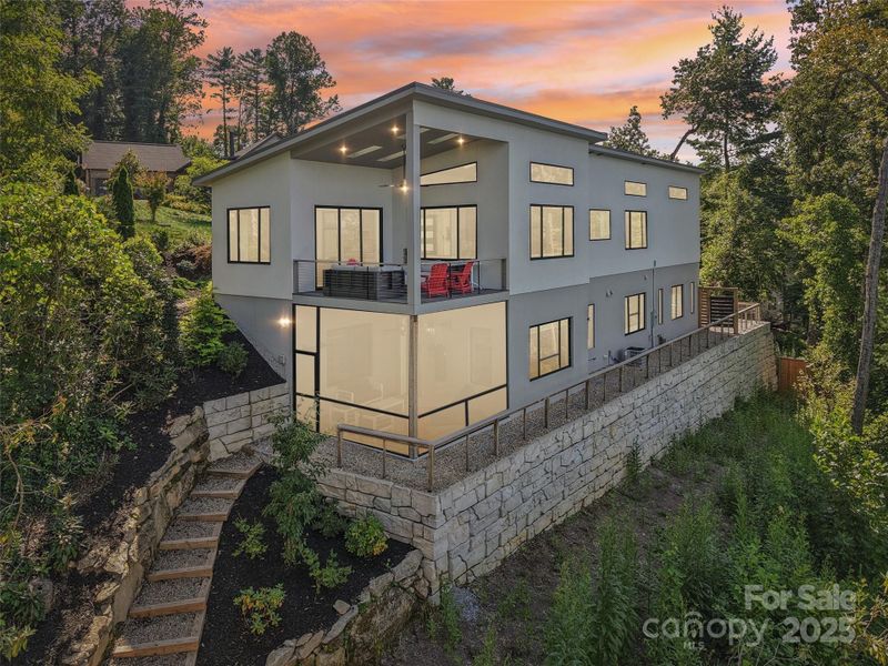 Front exterior of a new home in , Hendersonville, NC, highlighting curb appeal (Image 2).