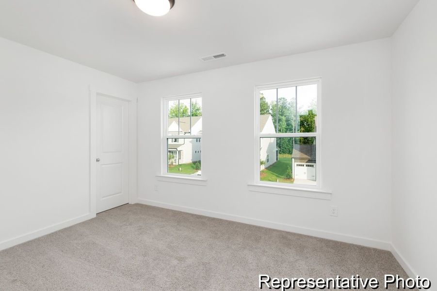 Spacious, unfurnished interior of a new home in Lake Royale, Louisburg (Image 17). Spacious, unfurnished interior of a new home in Lake Royale, Louisburg (Image 17).