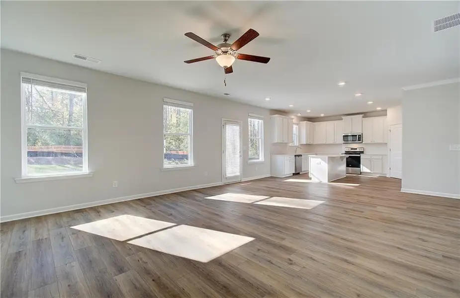 Spacious, unfurnished interior of a new home in Bowers Farm, McDonough (Image 19). Spacious, unfurnished interior of a new home in Bowers Farm, McDonough (Image 19).