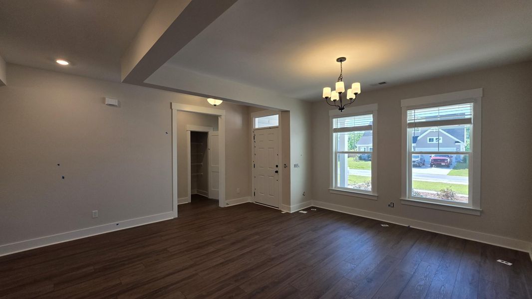 Spacious, unfurnished interior of a new home in The Enclave at French Quarter Creek, Huger (Image 18). Spacious, unfurnished interior of a new home in The Enclave at French Quarter Creek, Huger (Image 18).