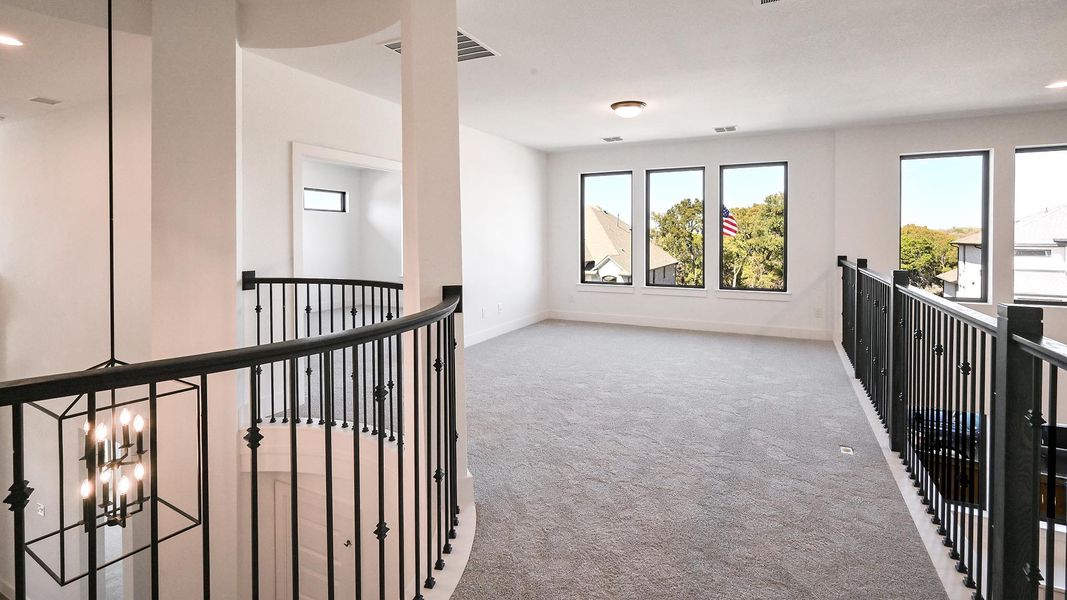 Spacious, unfurnished interior of a new home in 6 Creeks 60', Kyle (Image 10). Spacious, unfurnished interior of a new home in 6 Creeks 60', Kyle (Image 10).