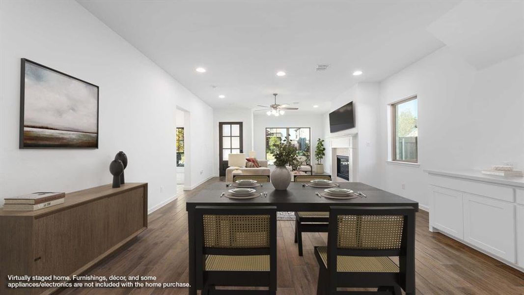 Furnished interior view inside a new home in Avondale 40', Fate (Image 9). Furnished interior view inside a new home in Avondale 40', Fate (Image 9).