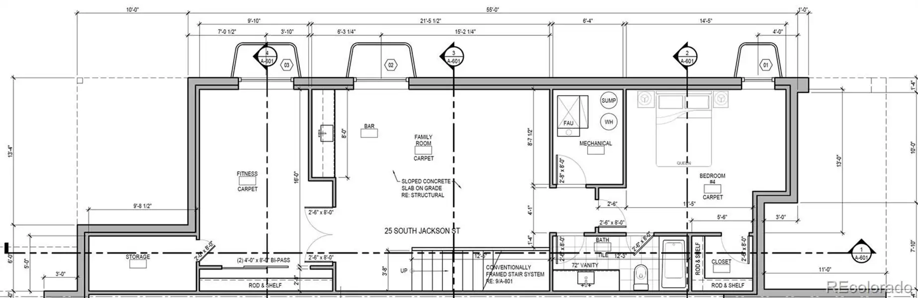 2D floor plan layout of this home in , Denver, CO (Image 7).