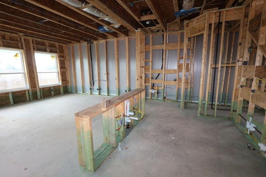 In-progress construction of a new home in Easthaven at Bridgeland Central - Vision Collection, Cypress, TX (Image 16).