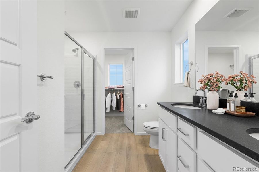 Furnished interior view inside a new home in Wolf Creek Run West, Strasburg (Image 14).