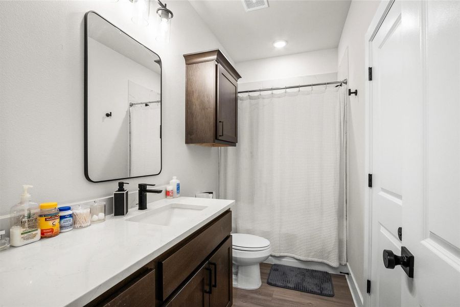 Furnished interior view inside a new home in , College Station (Image 18). Furnished interior view inside a new home in , College Station (Image 18).